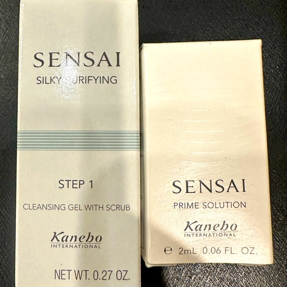 NEW🩷Sensai Silky Purifying Cleansing Gel with Scrub and Prime Solution - Picture 1 of 8